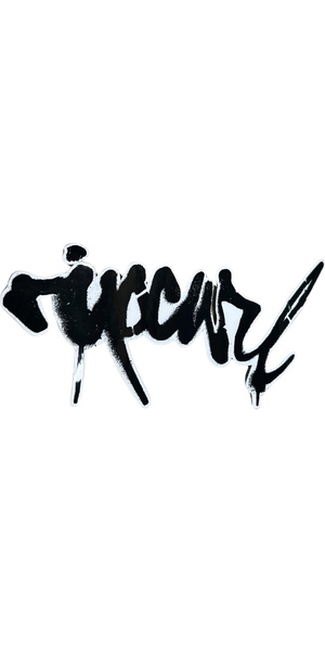 2026 Rip Curl Logo Stickers 132MUT - Black